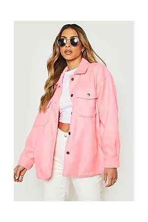 Boohoo Bright Button Through Shacket