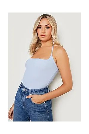 Boohoo Halterneck Rib Bodysuit