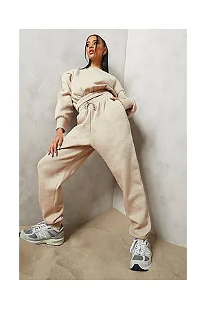 Boohoo Overdyed Official Cropped Sweater Tracksuit