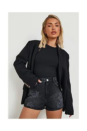 Boohoo Distressed Denim Shorts