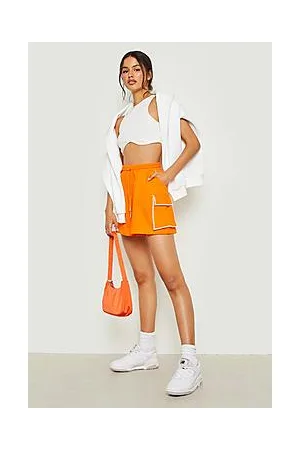 Boohoo Contrast Stitch Cargo Pocket Short