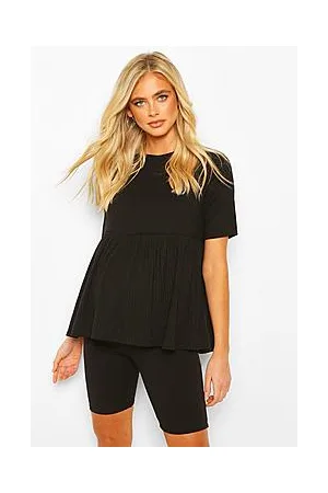 Boohoo Maternity Smock & Short Loungewear Set