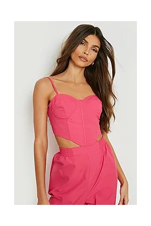 Boohoo Cupped Lace Up Back Corset