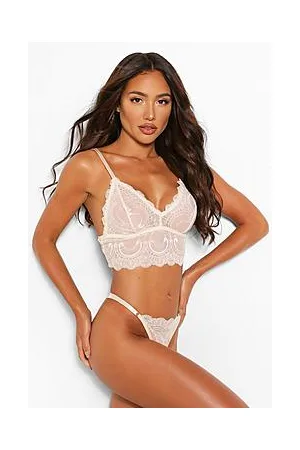Boohoo Basic Lace Longline Bralet