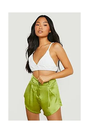 Boohoo Petite Satin Tailored Short