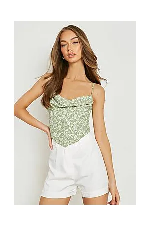 Boohoo Ditsy Floral Corset Top
