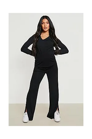 Boohoo Maternity Rib Nursing Lounge Set