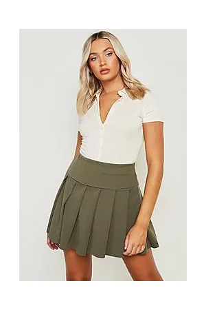 Boohoo Micro Mini Pleated Tennis Skirt