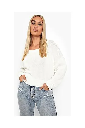 Boohoo Plus Recycled Cropped Jumper