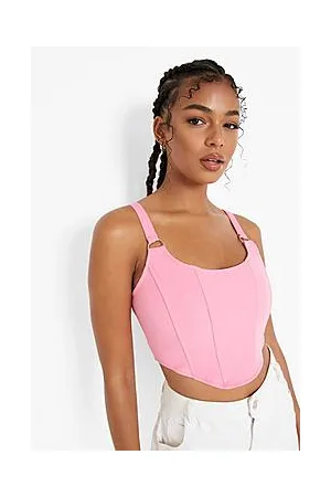 Boohoo Metal Detail Corset Top