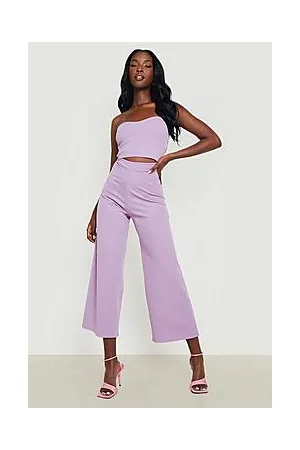 Boohoo Bandeau & Longer Length Wide Leg Culottes