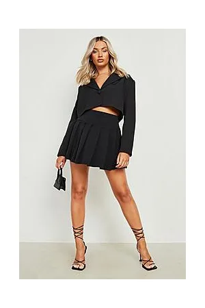 Boohoo Micro Mini Pleated Tennis Skirt