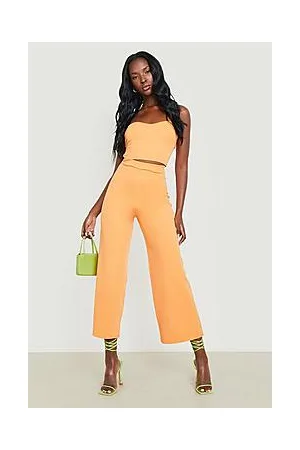 Boohoo Bandeau & Longer Length Wide Leg Culottes