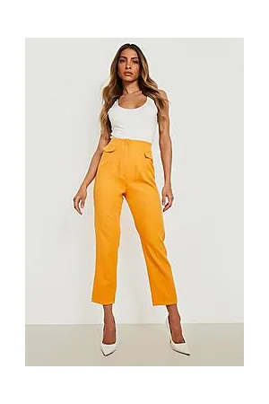 Boohoo Pocket Detail Tailored Slim Fit Trousers