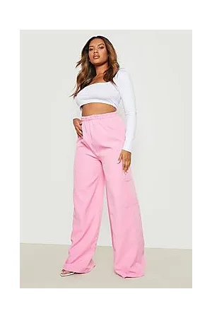Boohoo Plus Elasticated Waist Pocket Cargo Trousers