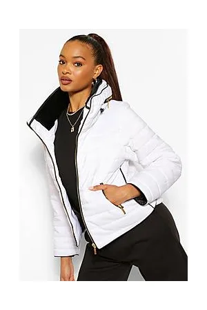 Boohoo Fitted Quilted Jacket
