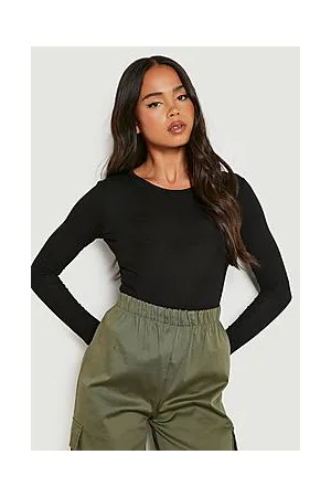 Boohoo Petite Basic Long Sleeve Bodysuit