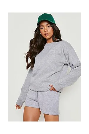 Boohoo Petite Santa Monica Sweat Short Tracksuit