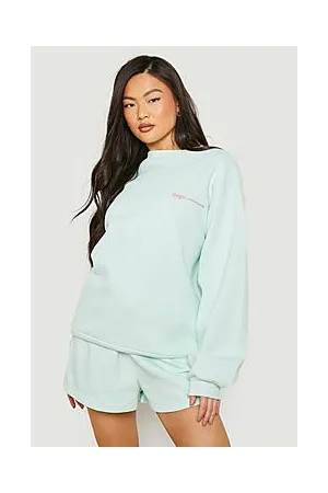 Boohoo Dsgn Studio Embroidered Short Tracksuit