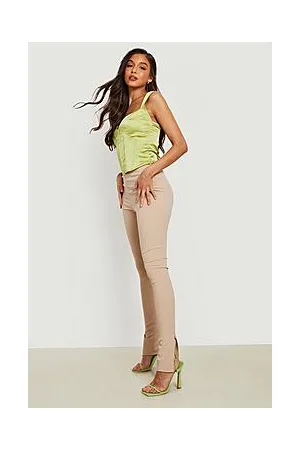 Boohoo Split Hem Skinny Trouser