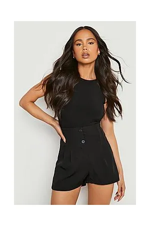 Boohoo Petite Double Button Tailored Short