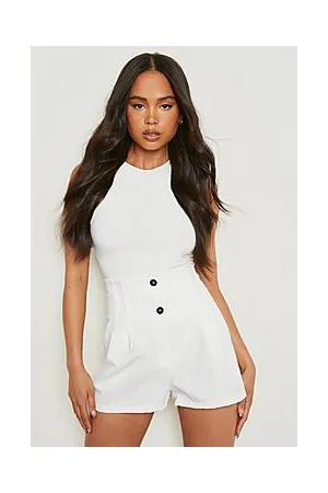 Boohoo Petite Double Button Tailored Short
