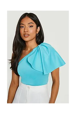 Boohoo Petite Volume Angel Sleeve Bodysuit