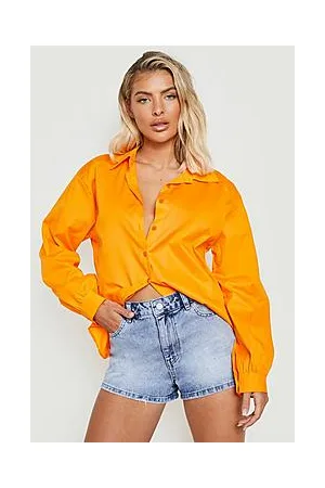 Boohoo Vintage Wash Mid Rise Distressed Denim Shorts