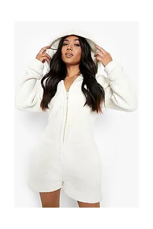 Boohoo Petite Fluffy Romper