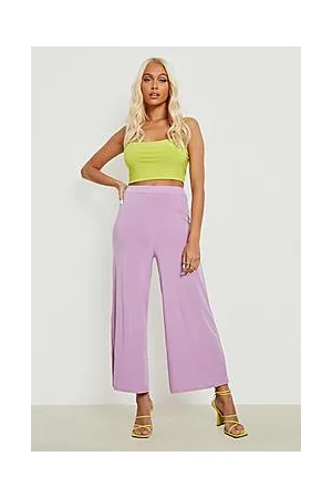 Boohoo Basic Soft Slinky Wide Leg Culottes