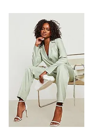Boohoo Tall Woven Collared Jumpsuit