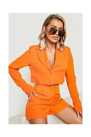 Boohoo Tailored Button Front Shorts