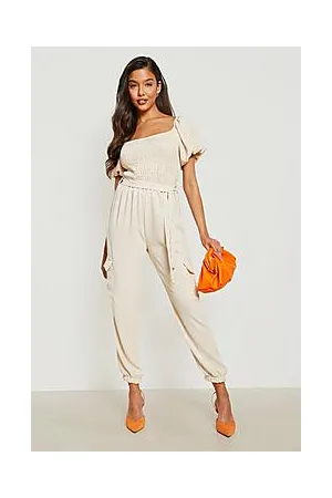 Boohoo Textured Cargo Joggers