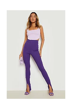 Boohoo Bandage High Waist Split Seam Leggings