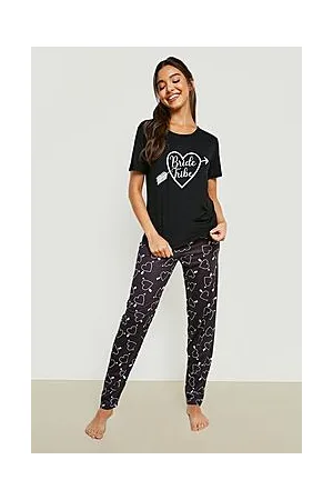 Boohoo Bride Tribe Pj Trouser Set