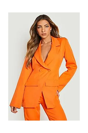 Boohoo Asymmetric Wrap Front Tailored Blazer