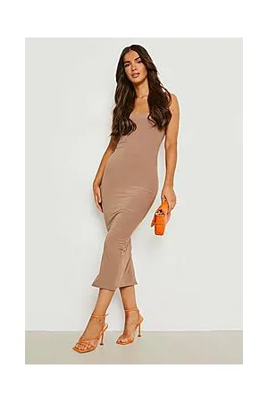 Boohoo Double Slinky Sleeveless Midaxi Dress