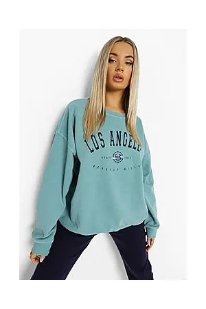 Boohoo Los Angeles Overdyed Oversized Sweatshirt