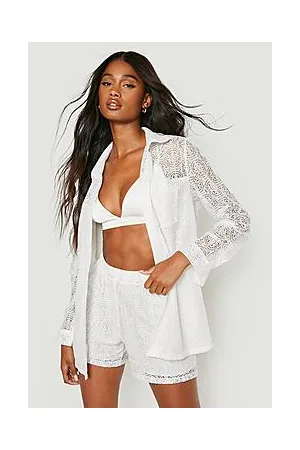 Boohoo Lace Relaxed Fit Shorts