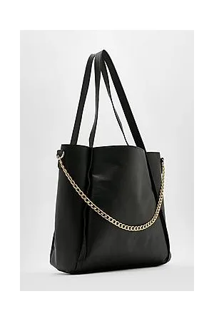 Boohoo Chain Strap Basic Tote Bag