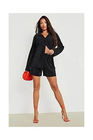 Boohoo Tall Plisse Shorts