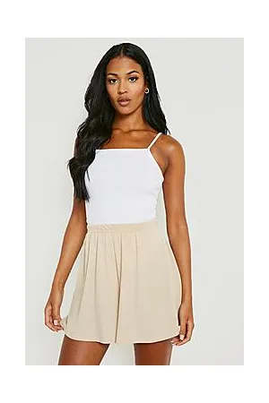 Boohoo Tall Rib Oversized Flippy Short