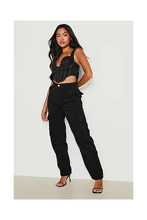 Boohoo Petite Loose Cargo Jean