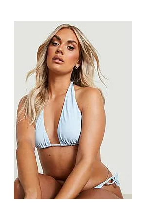 Boohoo Plus Essentials Triangle Bikini Top