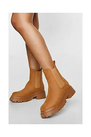Boohoo Chunky Double Sole Chelsea Boots