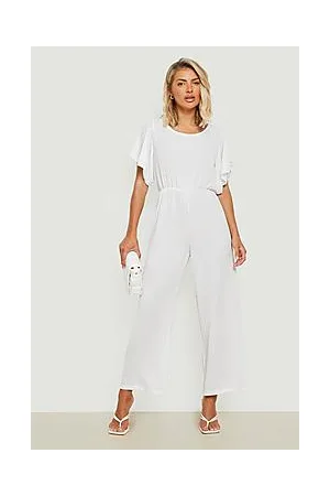Boohoo Angel Sleeve Jumpsuit
