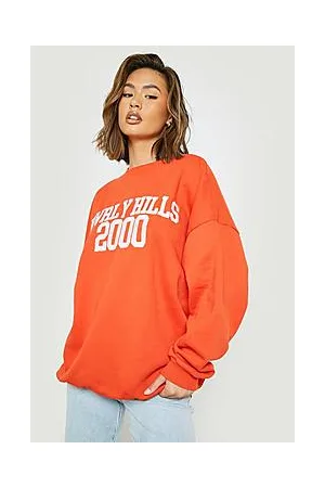 Boohoo Beverly Hills Embroidered Oversized Sweatshirt