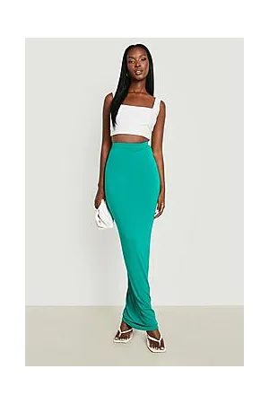 Boohoo Tube Bodycon Maxi Skirt