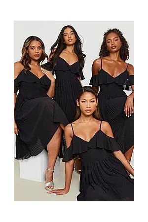 Boohoo Plus Cold Shoulder Bridesmaid Dress