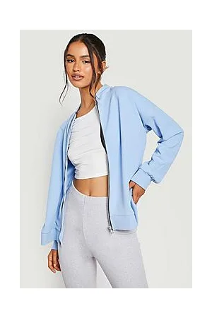 Boohoo Scuba Oversized Bomber Jacket